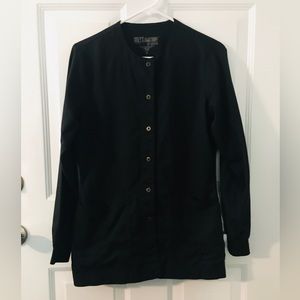 Greys Anatomy Long Sleeve Button Scrub Top